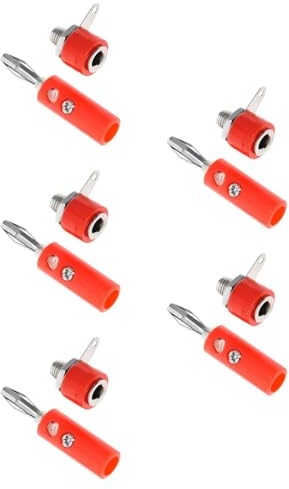 Maschio e femmina 4mm Spina a banana maschio Inserto Connettore Connettore Banana Pin Per Elettronica Apparecchiatura Elettrica Prova