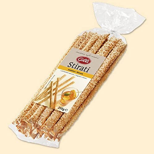 Stirati - Grissini con semi di papavero, semi di lino e sesamo 250 gr. - Gilli