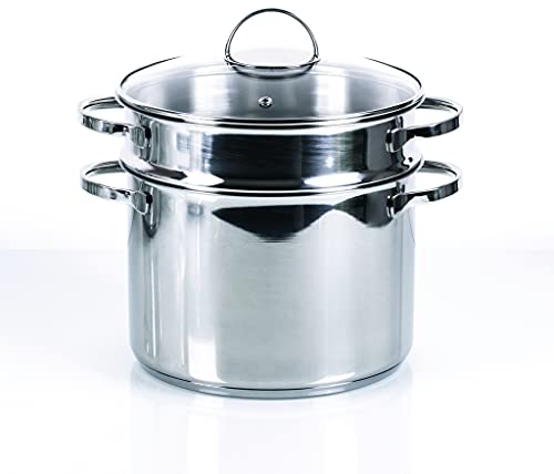 Moneta Allegro Pastaiola 22cm in Acciaio Inox per tutti i Fuochi 5,9 Litri