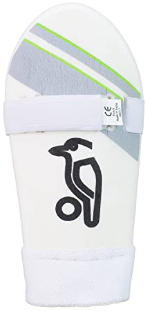 KOOKABURRA Unisex's 1000 Cricket arm Guard, White, Adult, 3G22102C