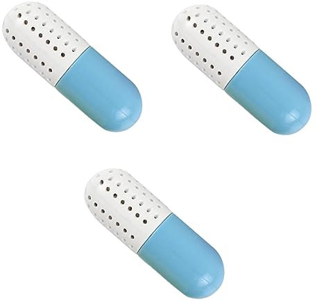 Healeved 3 Capsule Per Scarpe Assorbenti Per Lumidità Adatte Per La Casa E I Dormitori in Materiale Abs Sicuro