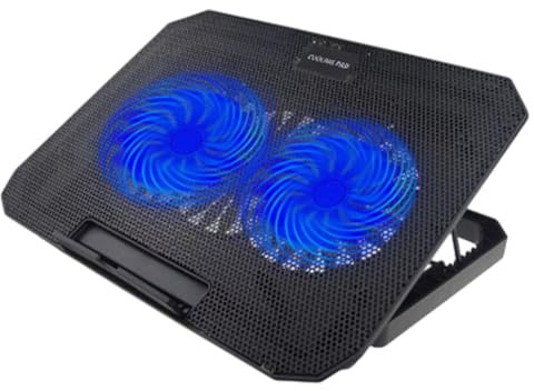 Laptopstativ med fläkt | 15,6- bärbar datorkyldyna | stabil kyldyna, datorkylstativ, justerbart laptopstativ, ergonomisk laptop-kylare, bärbar datorkylhållare för att undvika överhettning
