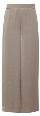 Comma Luftige Palazzo-Hose aus Satin mit weitem Bein