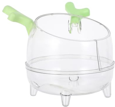 Hemobllo Chinchilla Bath Container pour Hamsters Bac Toilettes pour Rongeurs Maison De Bain Pratique Et Sécurisée Accessoire pour Hamsters Gerbilles Et Chinchillas