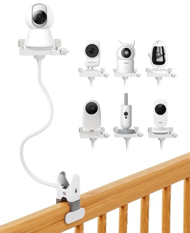 Universal Babyphone Halterung,Halterung für GHB Babyphone,Baby Kamera Halter Kompatibel für Philips Avent/Momcozy/ieGeek BOIFUN/GHB/Hellobaby Kamera,Handyhalter Monitor Holder Zubehör