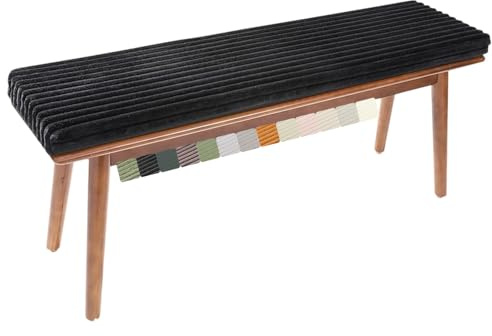 Cuscini Imbottiti per Panche da Esterno/Interno - Antiscivolo con Fibbia - 120x40, 100x40, 80x40, 100x50 - Cuscino per Panchina per Veranda, Giardino, Sagre, Birrerie e Cucina(Colour5,100x30x5cm)