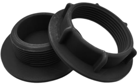 Adaptador de manguera de drenaje de piscina, conector de enchufe a prueba de heladas, tapón de drenaje de manguera de jardín de 2 pulgadas para tubería, adaptador ABS con diseño de ajuste seguro