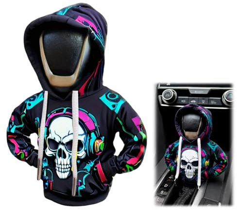 UYVPAER Sudadera Marchas Coche, Shift Knob Hoodie, Funda Cubierta Palanca Cambios, Hoodie Gear Shift Knob Cover, Protector De Cambio De Coche Para Decoración