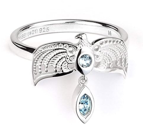 The Carat Shop Official Harry Potter Sterling Silver Diadem Ring Size Large