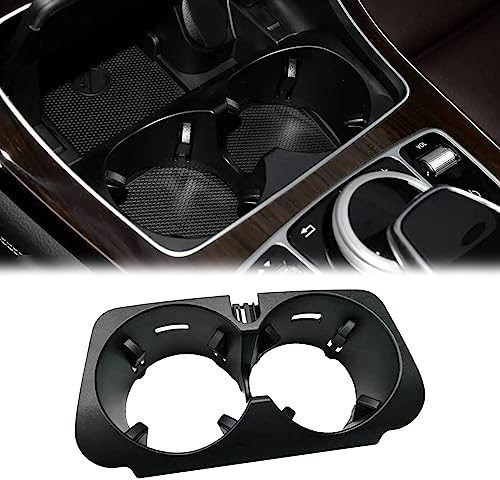 Soporte para Bebidas para Consola Central, Portavasos del Coche w205,Soporte Botella Consola Central A2056800691, Portavasos para Mercedes Clase C W205 / la Clase E W213/ GLC Clase W253/ Clase V W447