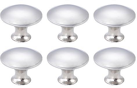 LYITZW 6 Pièces Boutons de Porte Rond Bouton de Meuble Moderne Tiroir de Porte Poignée avec vis Boutons de Placard Poignee de Meuble pour Chambre Cuisine Armoire Placard Tables