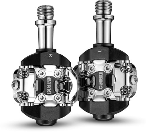 Corki Fahrradpedale für SPD MTB Pedale 9/16 Zoll Plattformpedale