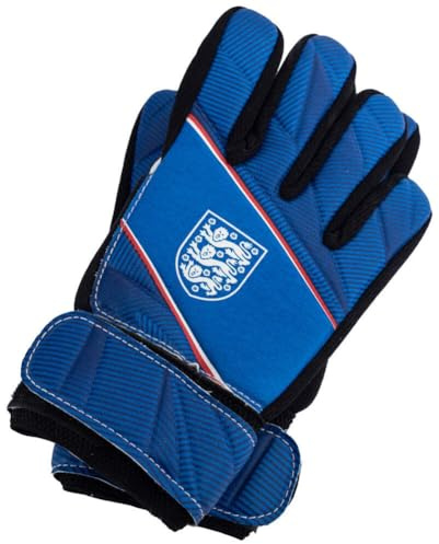Hy-Pro Officially Licensed England FA Goalkeeper Gloves - Youth, Fuse Design, Goalie, with Strong Palm Girp for High Performance, Boys and Girls
