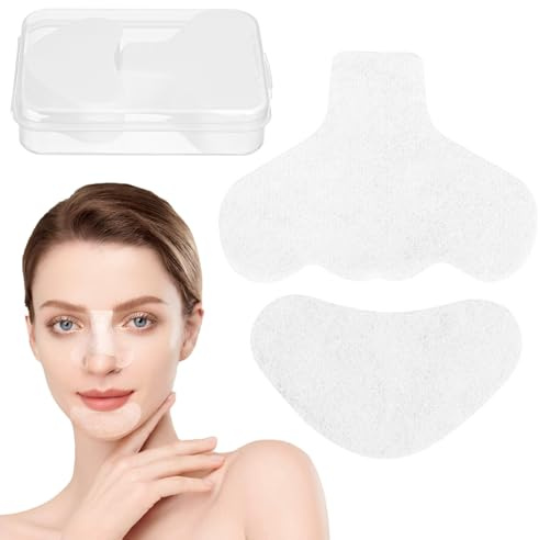 HEALEEP 200stücke Nasenpflaster Aus Baumwolle Wattepads Für Porenreinigung Nasen Und Kinnpflegestreifen Unreinheiten Entfernen Hautpflegezubehör Zone