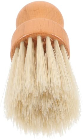 IMIKEYA Brosse à Poils Souples avec Manche en Bois Brosse de Nettoyage Douce pour Coiffeur Balai à Main pour Nettoyage Ménager pour Clavier Voiture et Surfaces Délicates