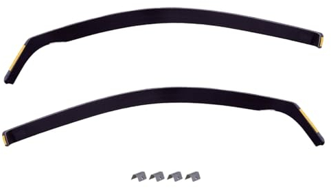 J&J AUTOMOTIVE SCOUTT | GP Windabweiser Regenabweiser Passend Für Carawelle/Trans-Türerr/Multivan T5 2003-2015, Schwarz, Getönt, Set 2-Teilig