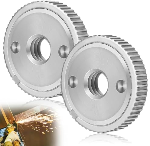 CTDMJ Schnellspannmutter für Winkelschleifer 2 Stück, Winkelschleifer Schnellspannmutter M14 für Flex/Bosch/Hitachi/Makita, /Dewalt/Makita Winkelschleifers