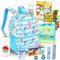 Bluey Rucksack für Kinder Set – Paket mit 40,6 cm blauem Rucksack, Ordnern, Notizbuch, Wasserflasche, Aufklebern, mehr, Blauer Schulbedarf für Jungen, Mädchen, Blau, Bluey Backpack for Kids, Bluey