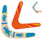 CHUANGOU 2 Pièces Boomerang en Bois,Boomerang en Bois Boomerang en Bois en Forme de V Jouet Volant Throwback en Forme