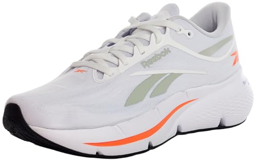 Reebok ZIGNITION, Scarpe da Ginnastica Uomo, White/Royal Purple/Flash Orange, 44 EU