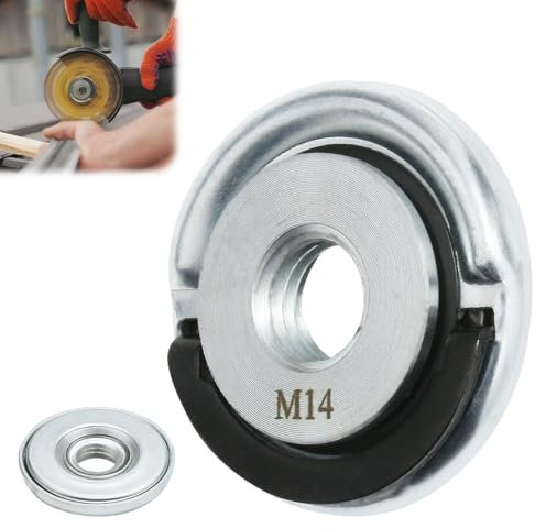 M14 Quick Release Clamping Nuts 45mm with Pull Ring for Dewalt Angle Grinder - Heavy Duty Locking Retaining Flange Attachments