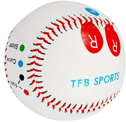 Bullet Ball Baseball - di lancio di allenamento da 9 pollici per i principianti dei bambini | Baseball per impugnatura per codificata a colori, impara le tecniche di cambio di palla veloce