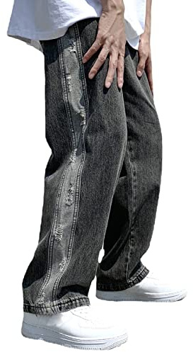 Generiska jeansbyxor för män normal passform: denimbyxor raka ben jeans enfärgade jeans Y2K tygbyxor lätta stretchjeans nötningsbeständiga utomhusbyxor klassiska andningsbara stretchjeans för unisex