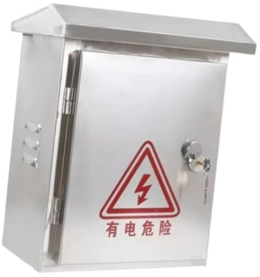 ALCXAZS Caja de distribución para cercas eléctricas, Carcasa Impermeable de Acero Inoxidable para Dispositivos electrónicos Exterior. Ofrece Mayor Seguridad para Dispositivos electrónicos. Protección