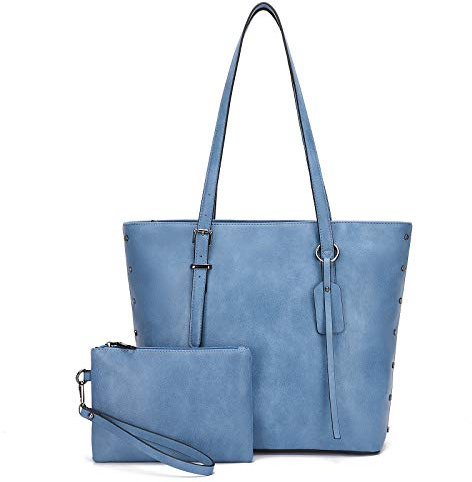 KL928 Damen-Designer-Handtasche und börse, PU-Leder, gewebt, Tragegriff oben, Schultertasche, Tragetasche