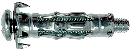 fischer - Cheville métallique pour placo HM 5x37 mm avec vis métrique/Boîte de 50 558102 Gris