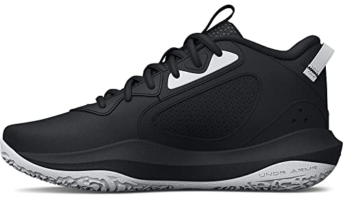 Under Armour Unisex UA Lockdown 6, Durable Trainers, Sports Shoes for Men and Women, Leather Upper Basketball Shoes