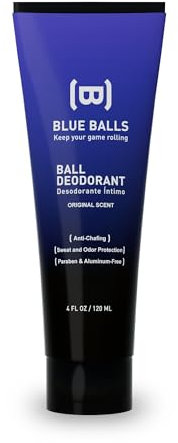 BLUEBALLS - Ball Deodorant for Men - Lotion Anti Chafing for Men - Original Scent - Friction Defense - Sweat Odor & Irritation Care - Men's Grooming & Essentials - Hygiene Products