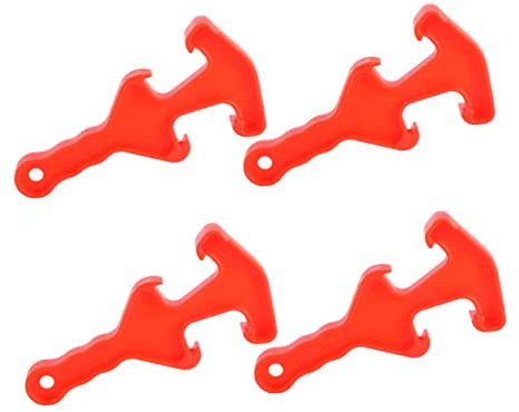 Gatuida 4piezas Llave Abridora De Barril Abridor De Plástico Para Tapas De Abrelatas Removedor De Tapas Llave Inglesa Abridor De Para Uso Doméstico Industrial