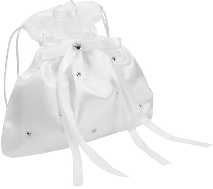 ERINGOGO Elegant Brudväska för Bröllop och Fest Lätt och Kompakt Handväska för Brudtärnor Mångsidig Tygväska med Enkel Design för Små Tillhörigheter och Vardagsbruk