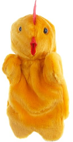 Puppette di animali – Giocattolo a dito di pollo morbido, pupazzo di peluche a mano, bambole da gioco di ruolo carino, statuetta da racconto educativa | Accessorio interattivo perfetto