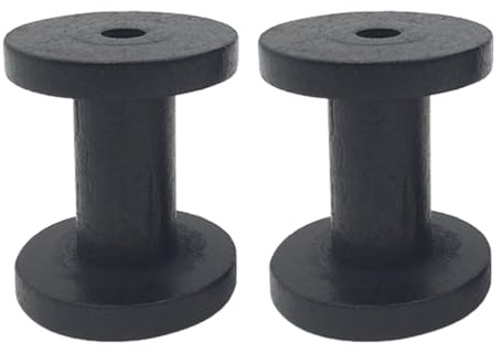 PACKOVE Porta Rocchetti di Filo in Legno 2 Pezzi, Organizer per Filo da Cucito, Facile da Riporre e Migliora L'efficienza del Lavoro, per Materiali per Lavoretti