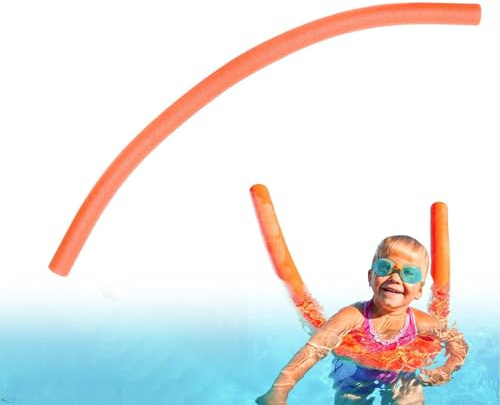 Pasta per piscina, tubo in schiuma, tubo flessibile da 150 cm, tubo di galleggiamento lungo e cavo galleggiante, per adulti, allenamento per esercizi, giochi d'acqua