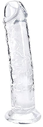 Dildo del pene da 20 cm, dildo realistico del giocattolo del sesso con materiale sicuro per il corpo con ventosa per le donne, giocattolo anale per uomini