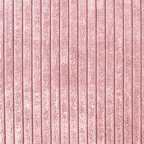 Heko Panels Tissus Au Metre Pour Couture Ameublement Fauteuil Meubles Canapés Chaises Coussins Rose Poudré 100 X 142 cm Murano