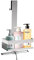 Leermine Etagere Douche Suspendue, sans Percage Panier de Douche en Acier Inoxydable, Support Douche avec Crochet pour Porte en Verre sans Cadre,Rangement et Organisation de la Salle de Bain