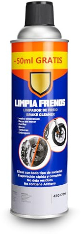 BESCH Liquido Limpiador de Frenos 520ml - Spray Limpia Freno, Discos, Pastillas, Tambores, Embragues y Piezas de Motor