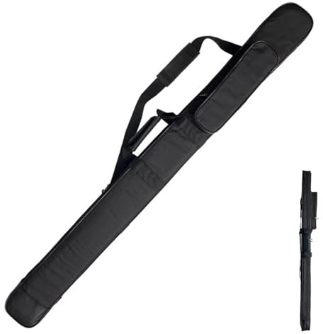 HJHUUA 122 cm svart enkellager svärdväskor, Oxford-tyg vattentät svärdväska, bärbar ryggsäck för gåva, katana, bokken, tai chi-svärd, kampsport svärd