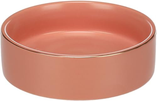 Flamingo Ciotola per Cani in Ceramica - Rosa - 200 ml - per Cani di Piccola Taglia - Design Raffinato e Pratico