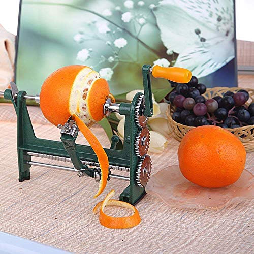 Pelador profesional de naranjas manual, mini máquina peladora de naranjas manual, pelador de frutas de cocina, herramientas y dispositivos novedosos de acero inoxidable