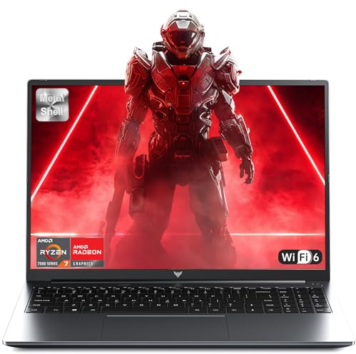 ACEMAGIC Gaming PC Portatile A-MD Ryzen 7 5700U,Fino a 4,3GHz,16,1 Pollici PC Portatile in Offerta,RAM 16GB SSD 512GB,Tastiera Retroilluminata Laptop,Metallgehäuse,WiFi6,HDMI