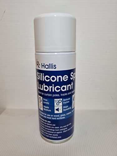 green county hardware 400ml Aerosol of SILICONE LUBRICANT SPRAY FOR CURTAIN TRACKS & POLES AMAZING