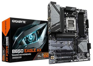 Gigabyte B650 EAGLE AX M.2, PCI Express 4.0, SATA III HDMI/DisplayPort ATX Motherboard