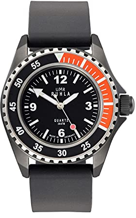 UMR RUHLA Kampfschwimmeruhr 13-03, Taucheruhr, Herren, Quarz, Edelstahl, 20 bar