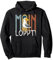 Moin Löppt Lässige Nordsee Ostsee Möwe mit Mütze Pullover Hoodie