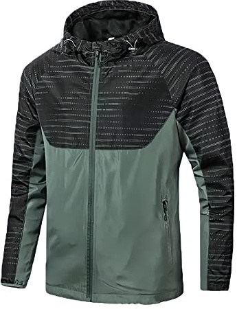 North Shore Goods Men’s Mountain Biking Jacket – Lightweight, Breathable, Windproof, Water-Resistant MTB Shell